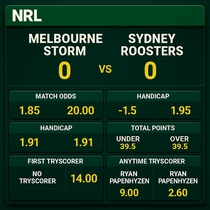 VegasHero - NRL Betting - Live In-Play Odds